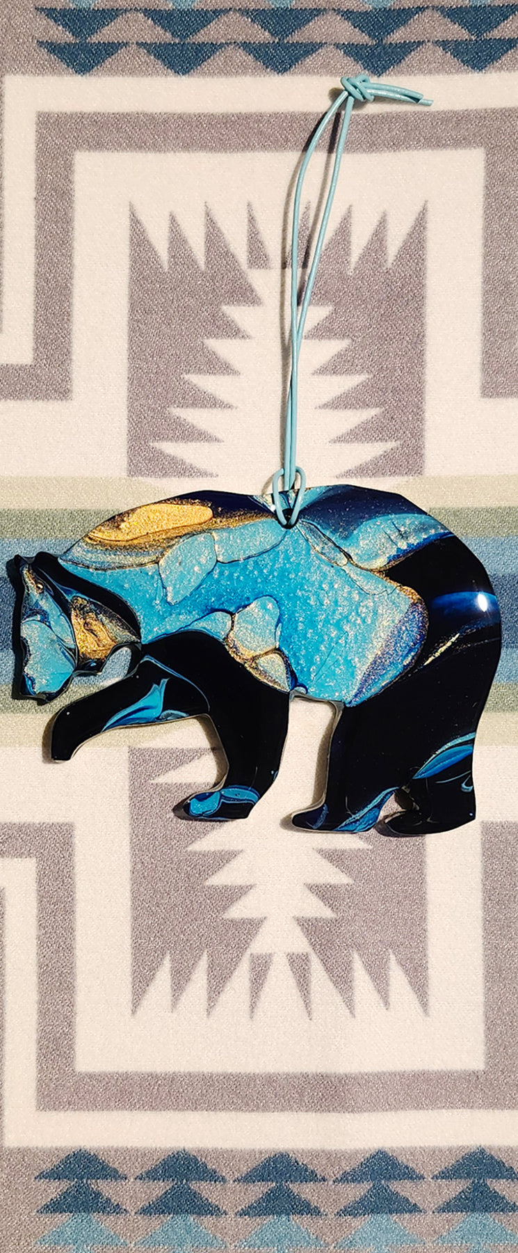 Tahoe Blue Bear Ornament