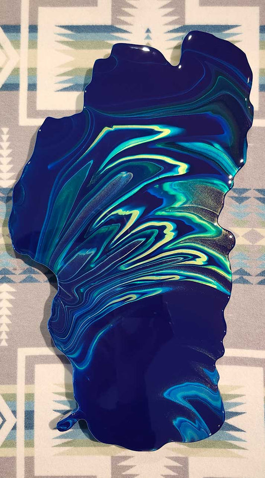 "Aurora's Kiss" Tahoe Painting 16x9