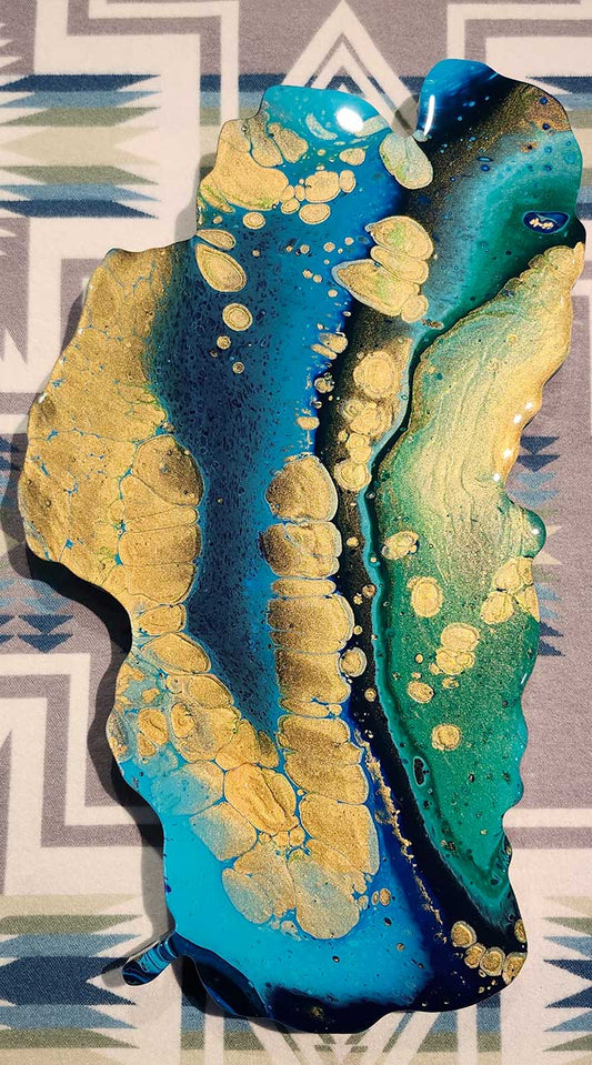 "Eastshore Sanctuary" Tahoe Painting 16x9