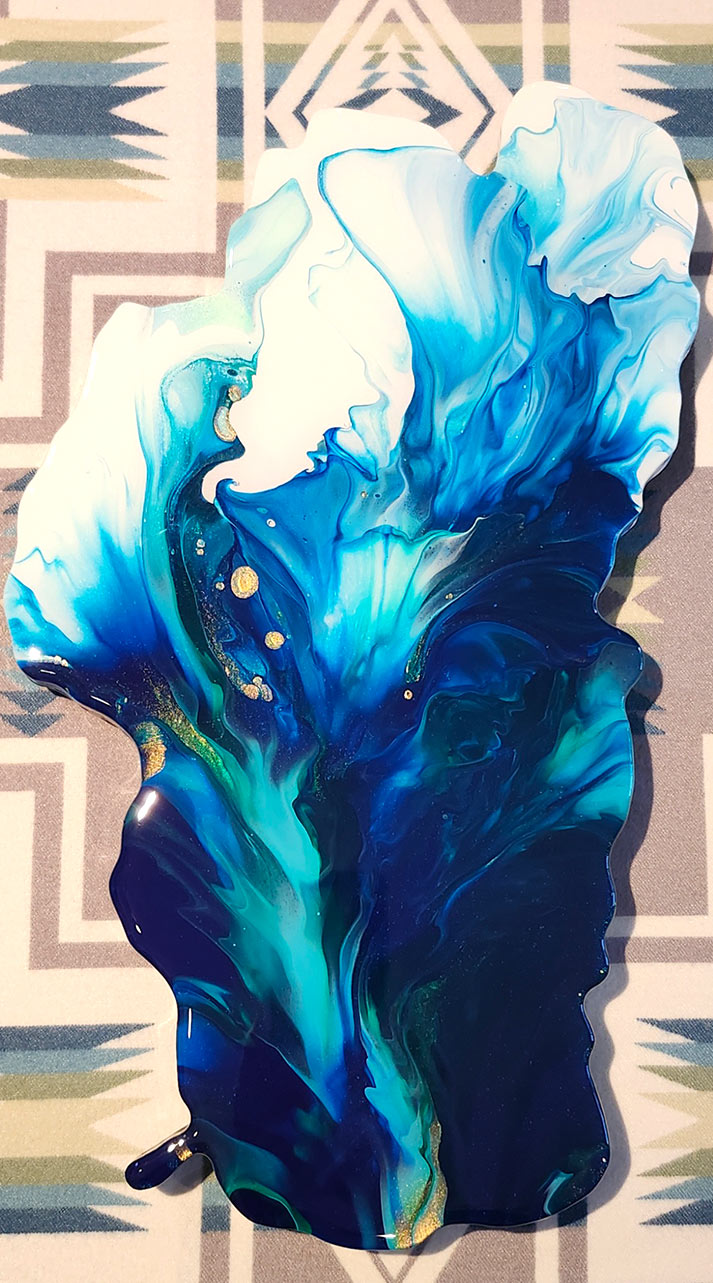 "Water Dance" Tahoe Painting 16x9