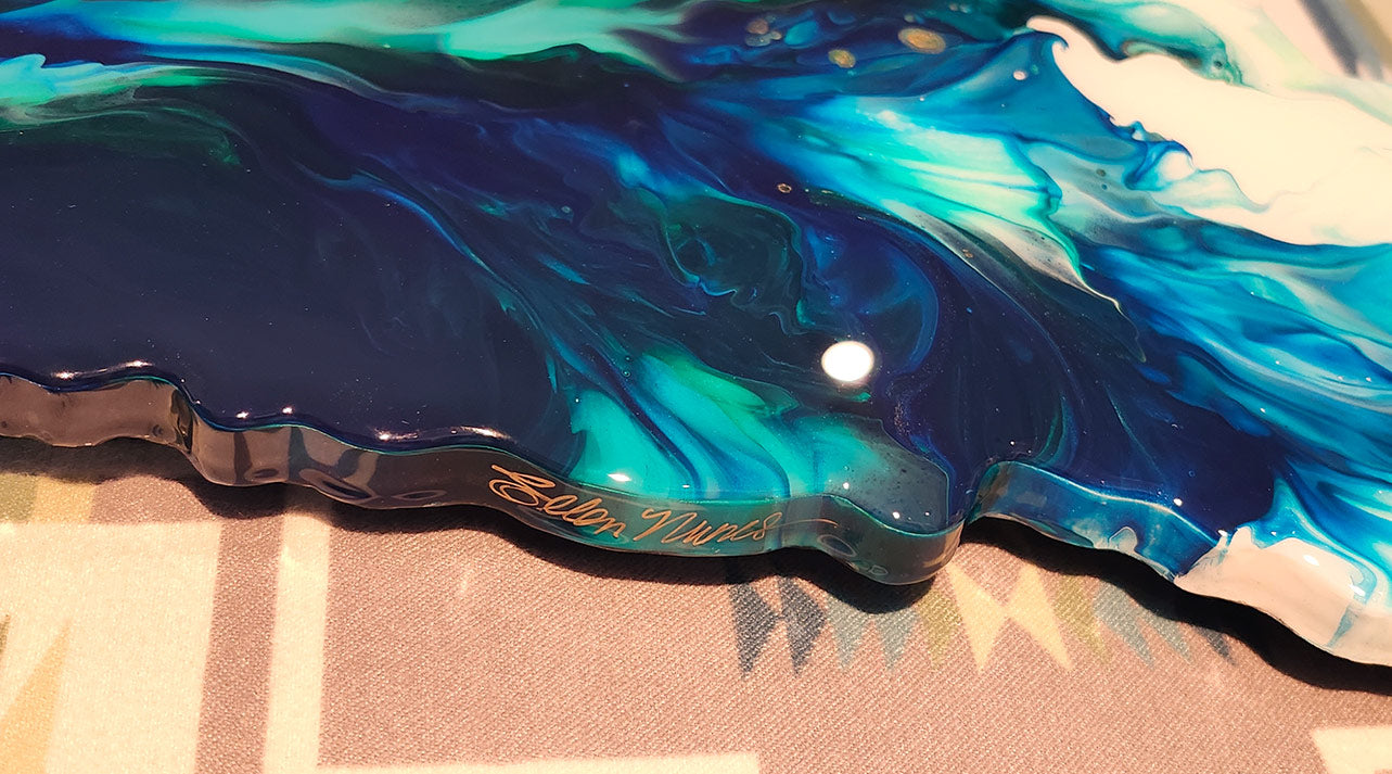 "Water Dance" Tahoe Painting 16x9